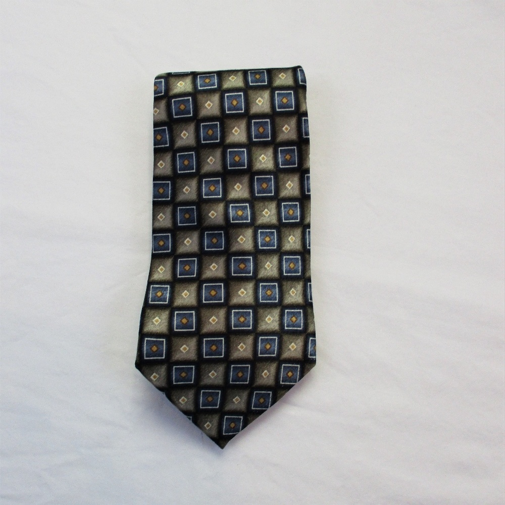 Pierre Cardin Men's Classic Silk Tie Geometric